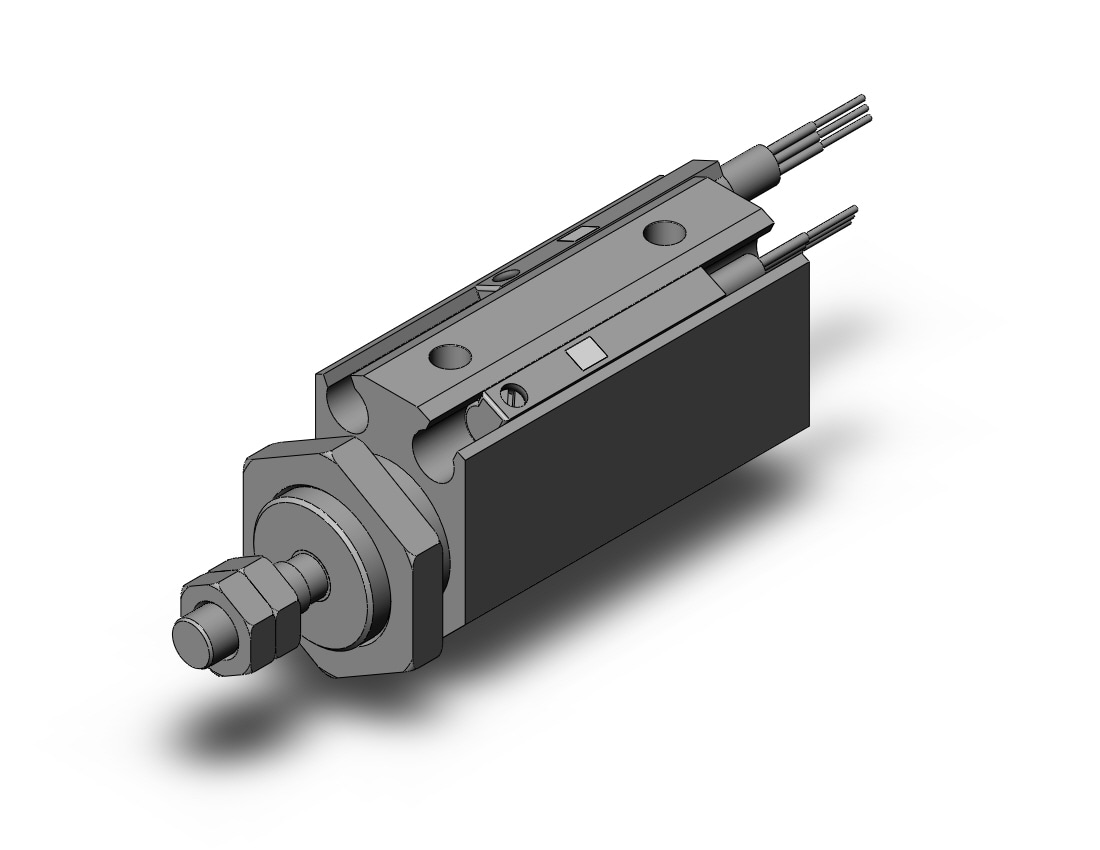 SMC CDJP2B10-10D-M9PZ cyl, pin, dbl act, CJP/CJP2 ROUND BODY CYLINDER