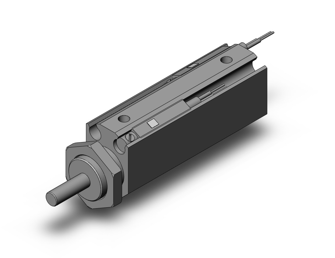 SMC CDJP2B10-25D-B-A90 cyl, pin, dbl act, CJP/CJP2 ROUND BODY CYLINDER