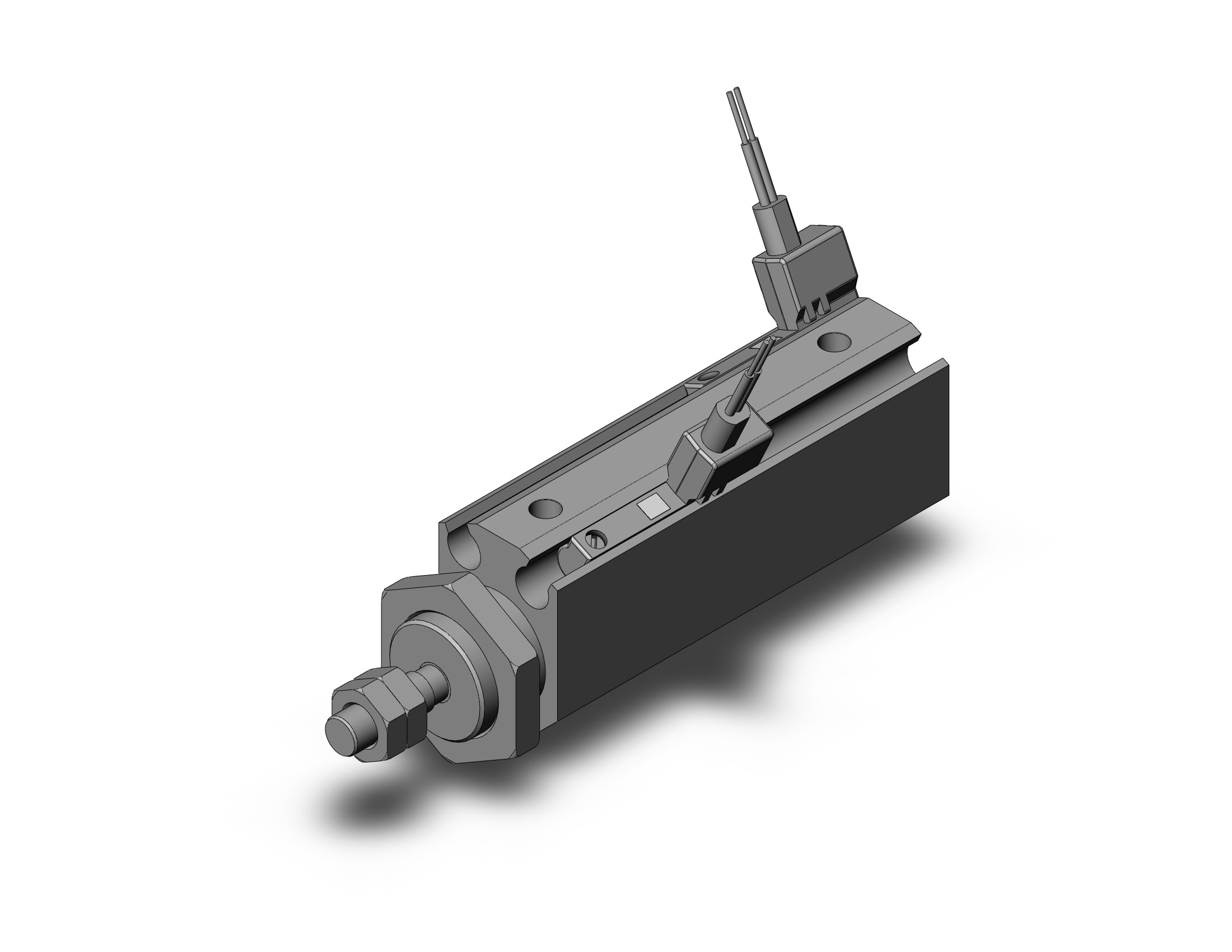 SMC CDJP2B10-25D-M9BWVZ cyl, pin, dbl act, CJP/CJP2 ROUND BODY CYLINDER