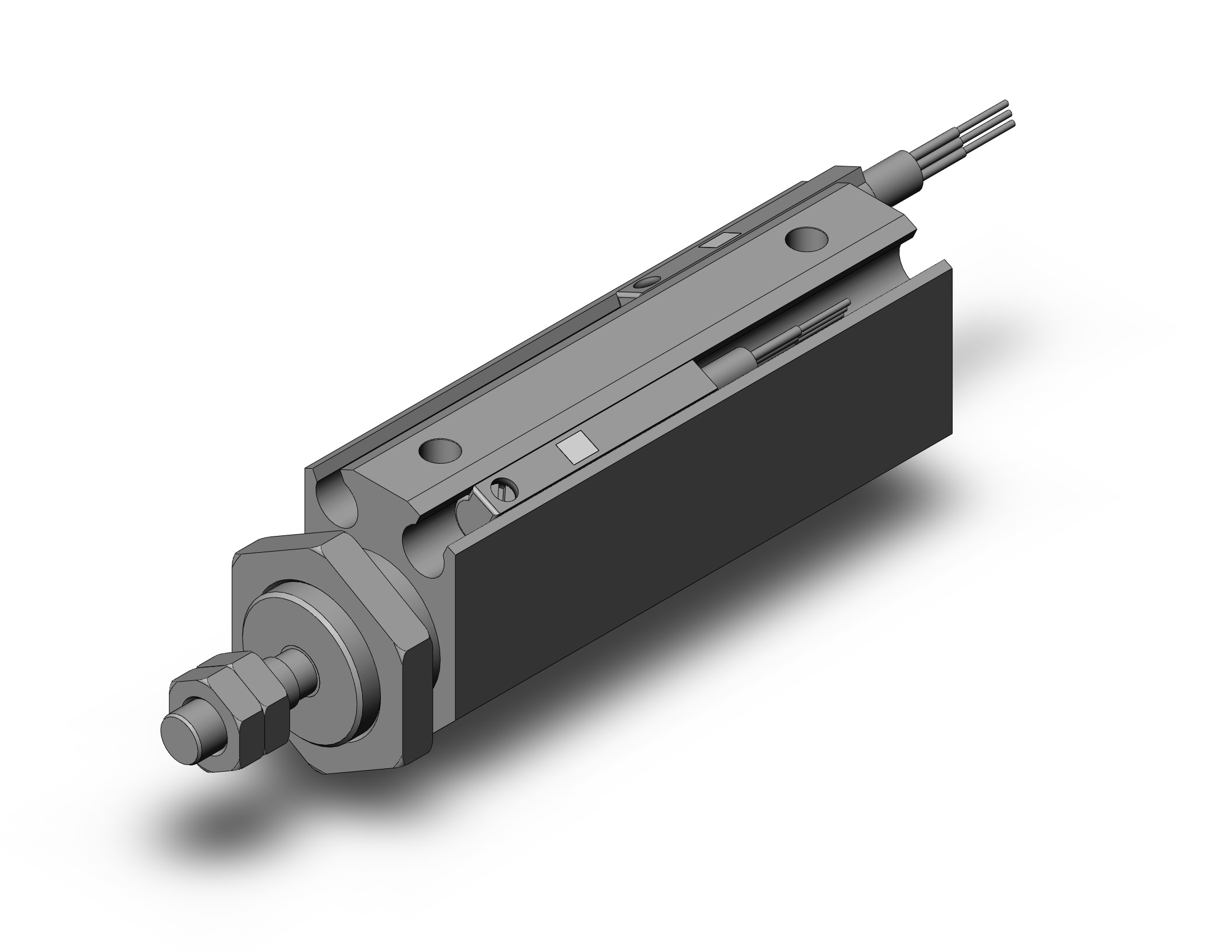 SMC CDJP2B10-25D-M9P 10mm cjp/cjp2 dbl-act auto-sw, CJP/CJP2 ROUND BODY CYLINDER