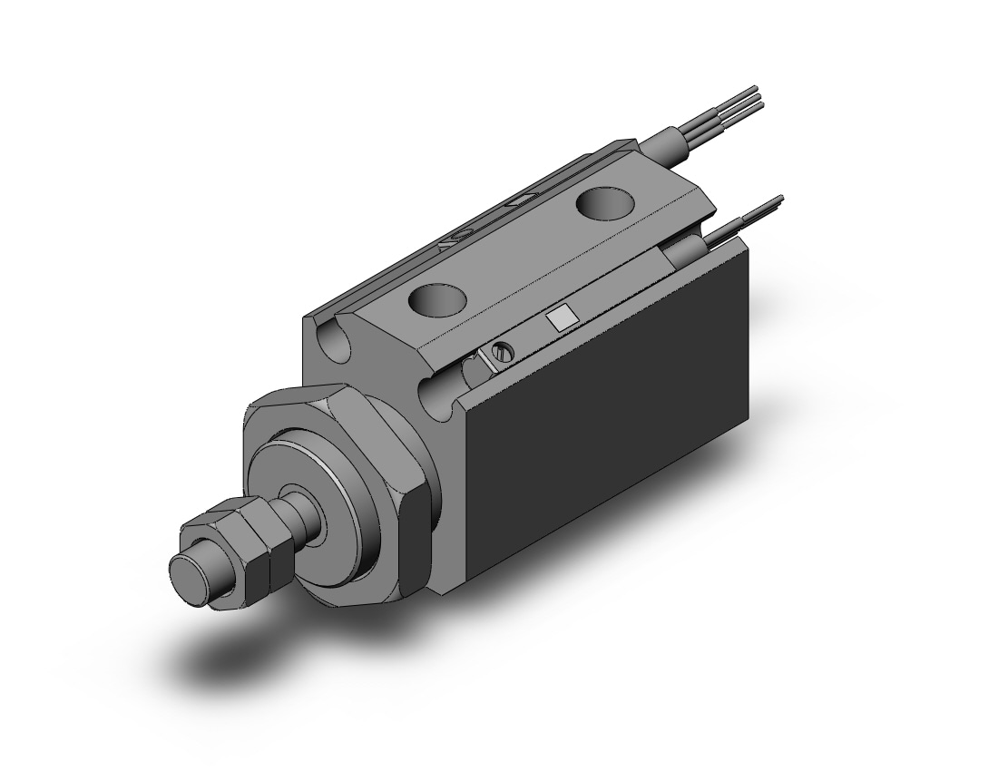 SMC CDJP2B16-10D-M9NM pin cylinder, double acting, sgl rod, ROUND BODY CYLINDER