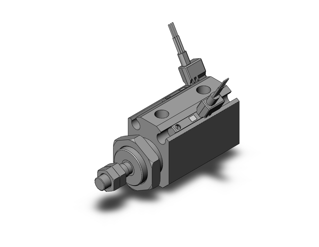 SMC CDJP2B16-10D-M9PVL cyl, pin, dbl act, CJP/CJP2 ROUND BODY CYLINDER