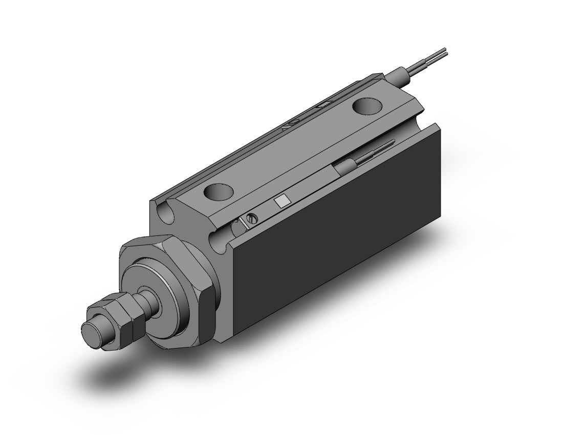 SMC CDJP2B16-25D-M9B cyl, pin, dbl act, CJP/CJP2 ROUND BODY CYLINDER