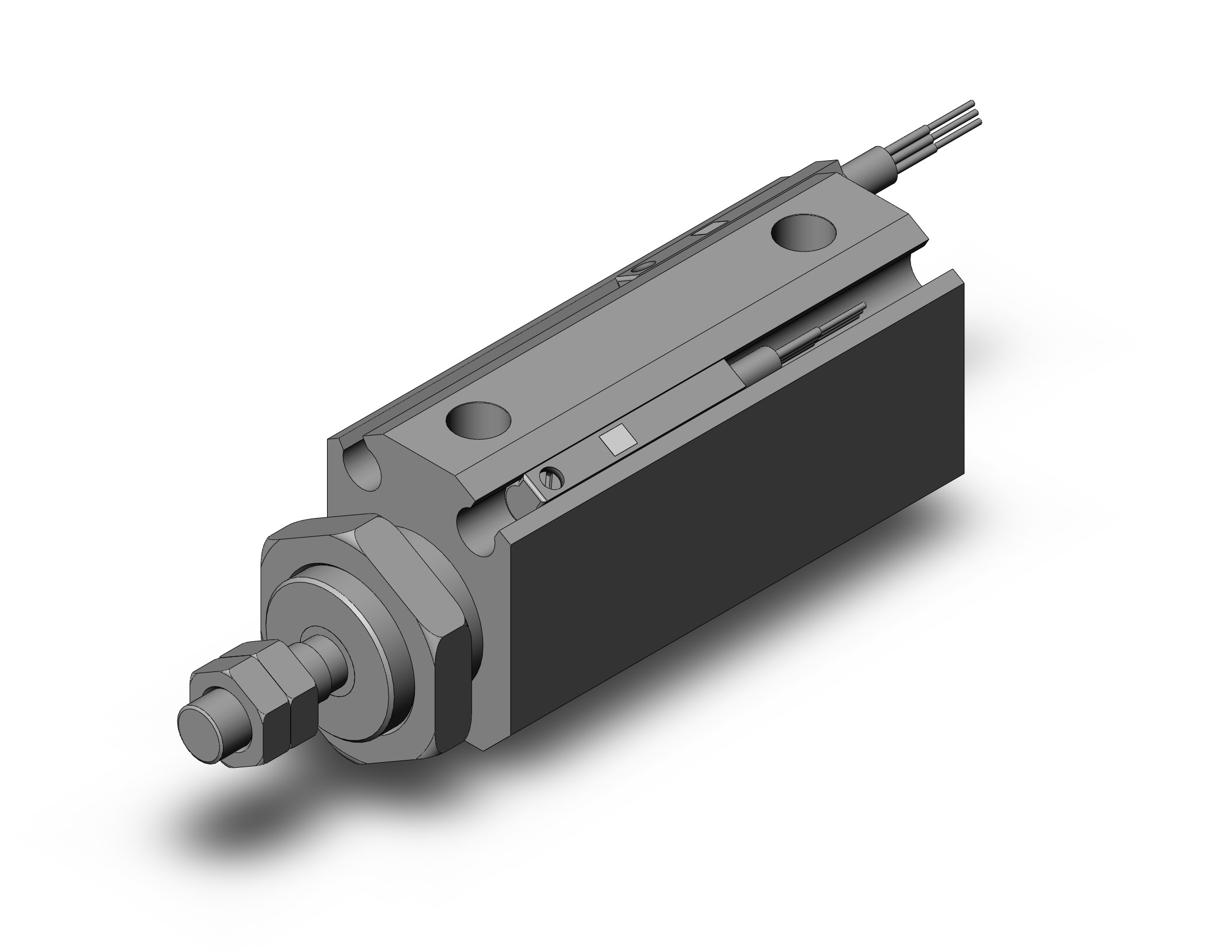 SMC CDJP2B16-25D-M9PL cyl, pin, dbl act, CJP/CJP2 ROUND BODY CYLINDER