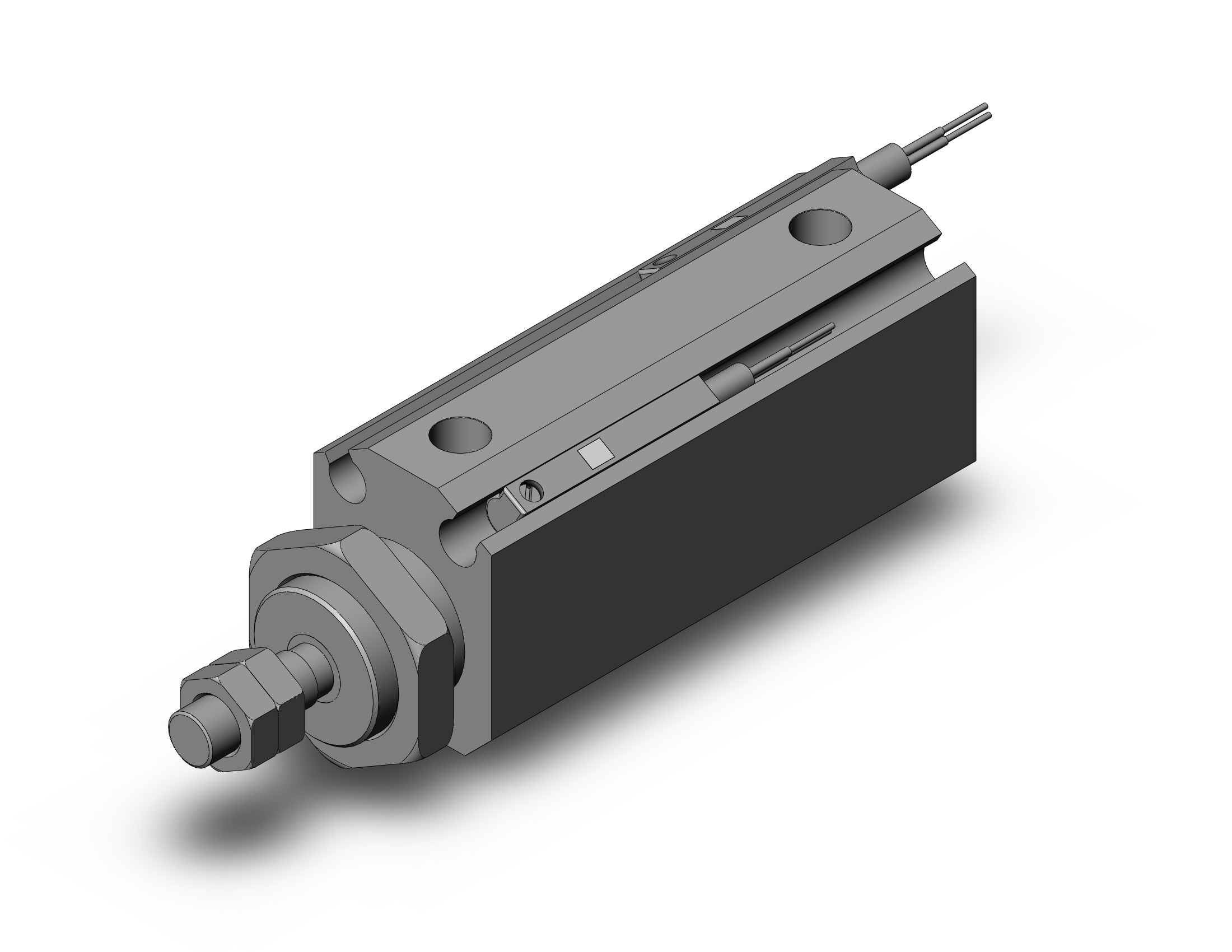 SMC CDJP2B16-30D-M9BL cyl, pin, dbl act, CJP/CJP2 ROUND BODY CYLINDER