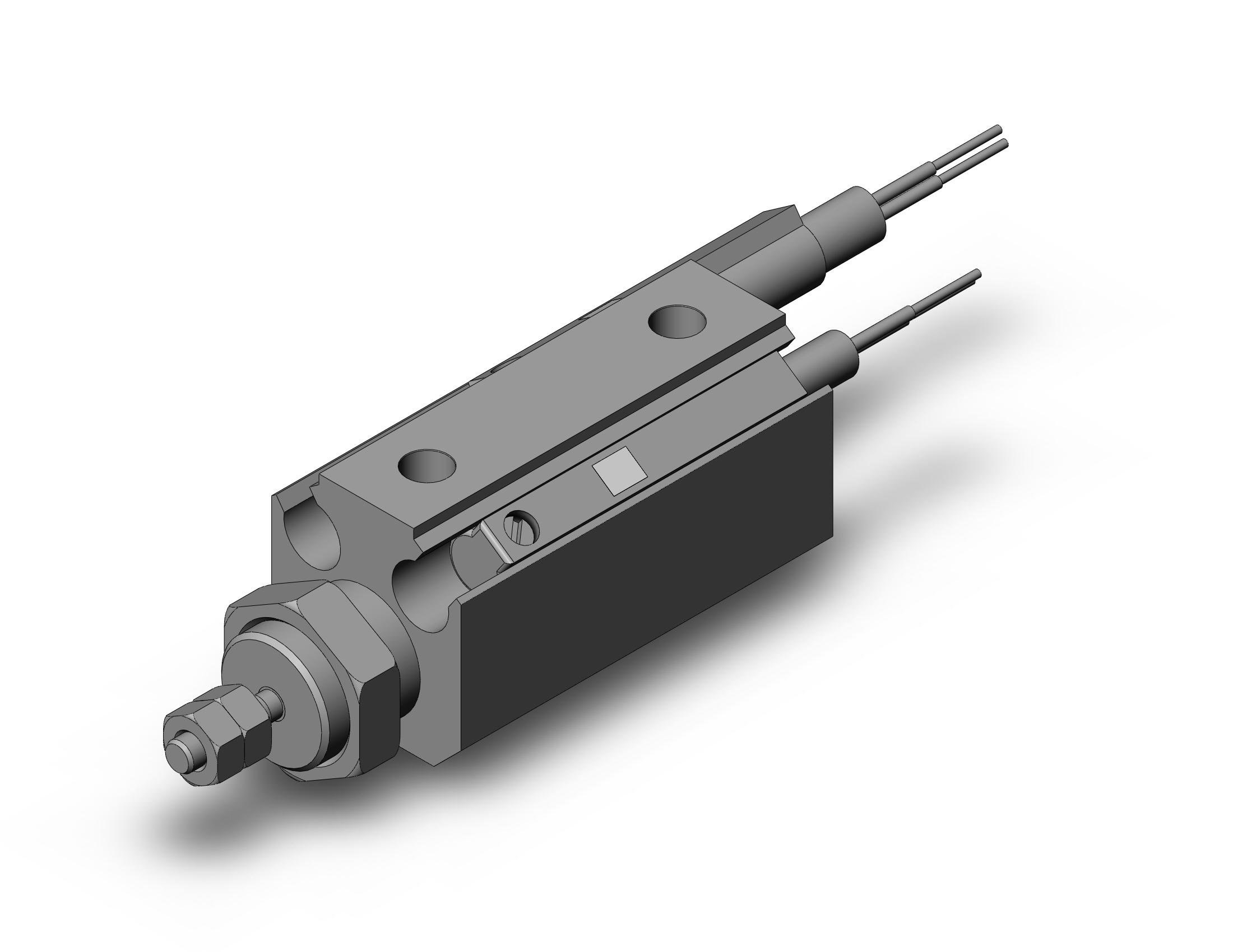 SMC CDJP2B4-10D-M9B cyl, pin, dbl act, CJP/CJP2 ROUND BODY CYLINDER