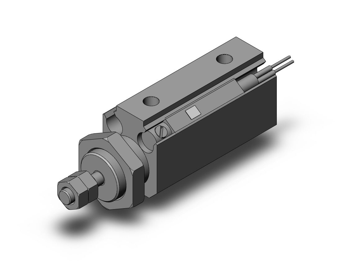 SMC CDJP2B6-10D-A90S cyl, pin, dbl act, CJP/CJP2 ROUND BODY CYLINDER***