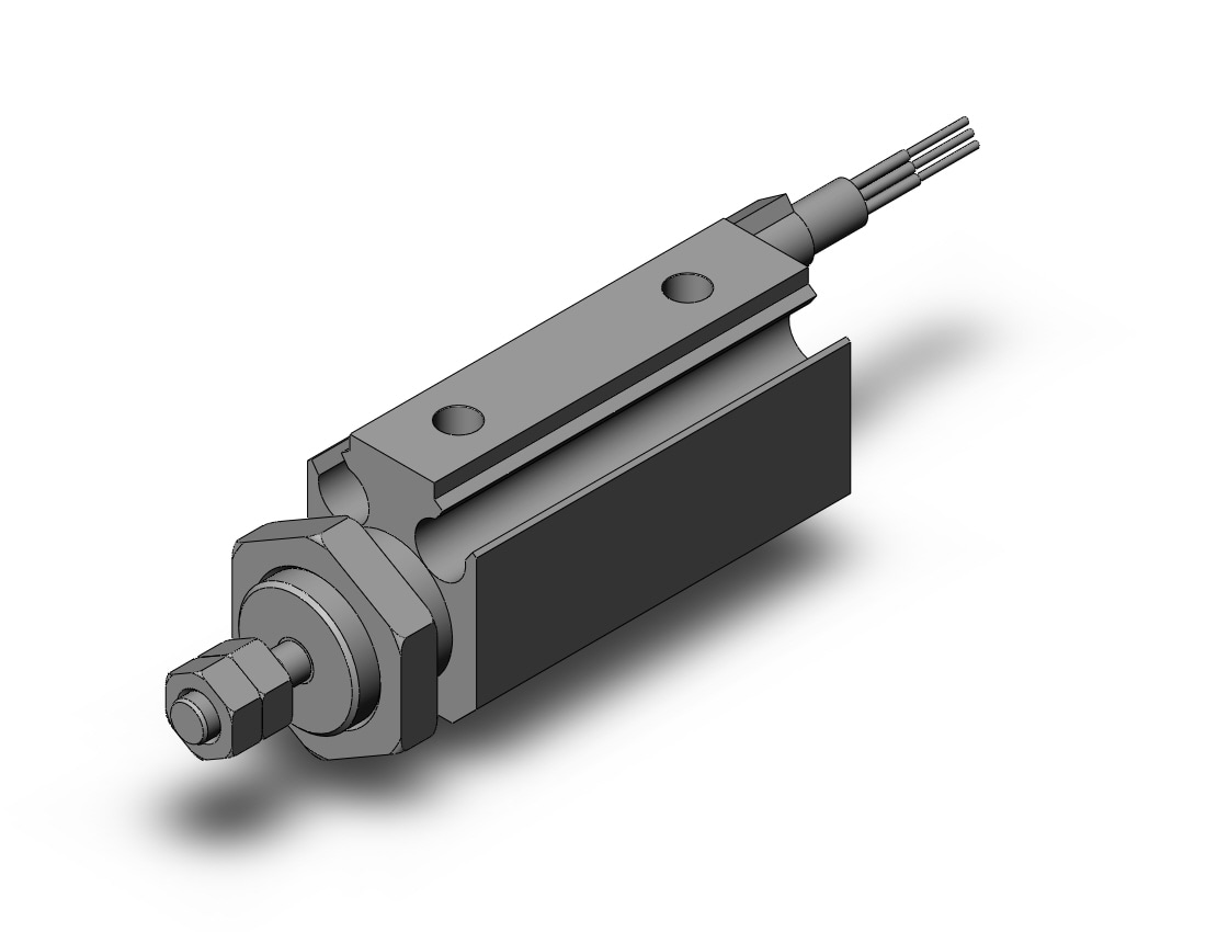 SMC CDJP2B6-10D-M9PWSAPC cyl, pin, dbl act, sw capable, CJP/CJP2 ROUND BODY CYLINDER