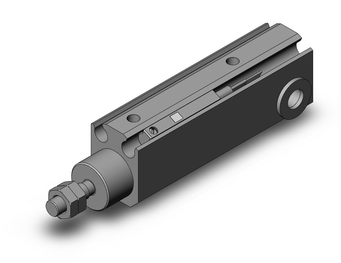 SMC CDJP2D10-20D-M9PLS cyl, pin, dbl act, CJP/CJP2 ROUND BODY CYLINDER