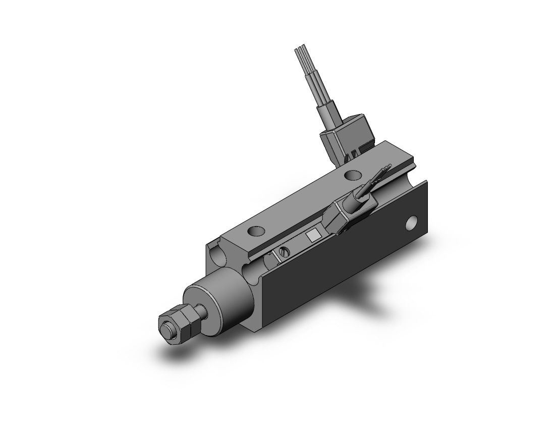 SMC CDJP2D6-15D-M9PWVSAPC cyl, pin, dbl act, sw capable, CJP/CJP2 ROUND BODY CYLINDER