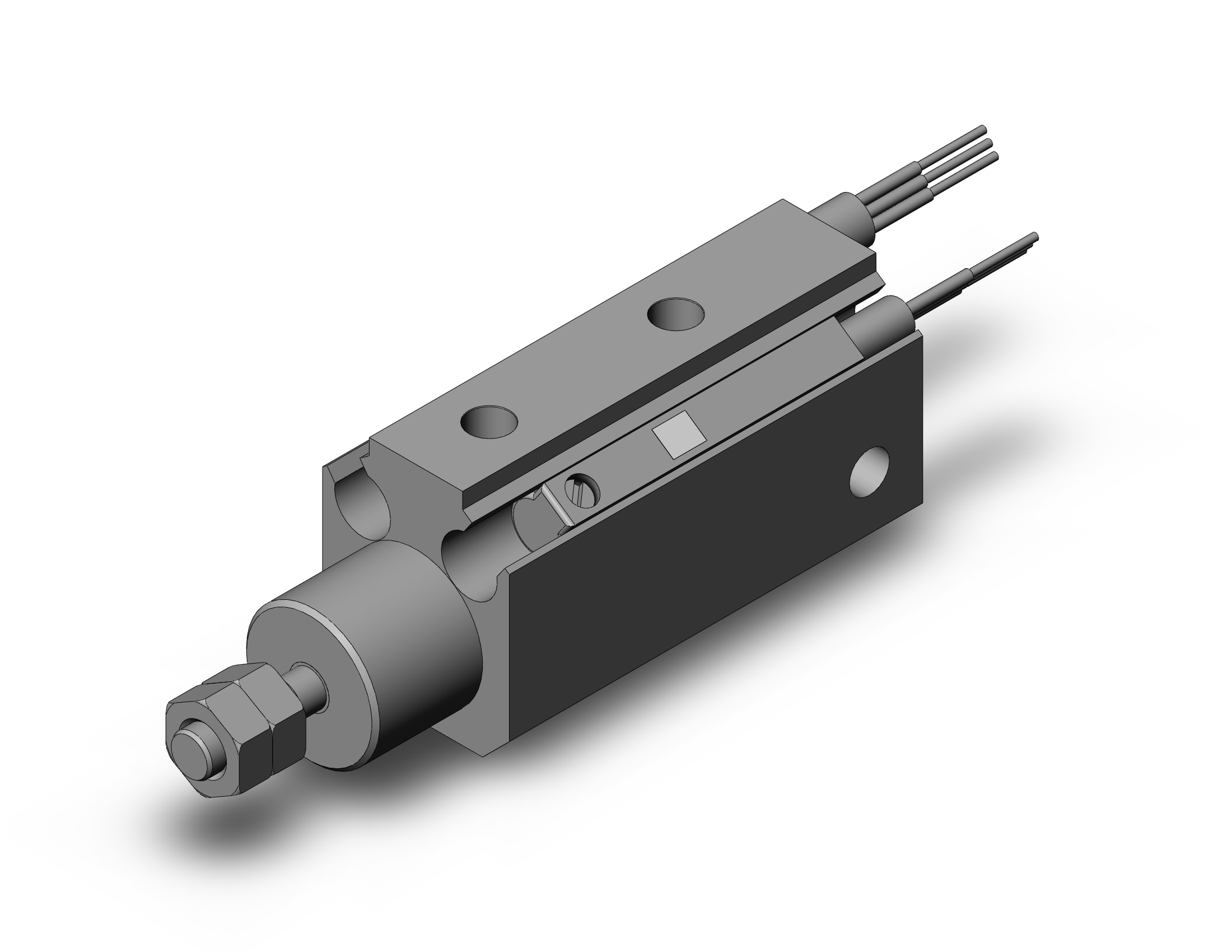 SMC CDJP2D6-5D-M9PSAPC cyl, pin, dbl act, CJP/CJP2 ROUND BODY CYLINDER