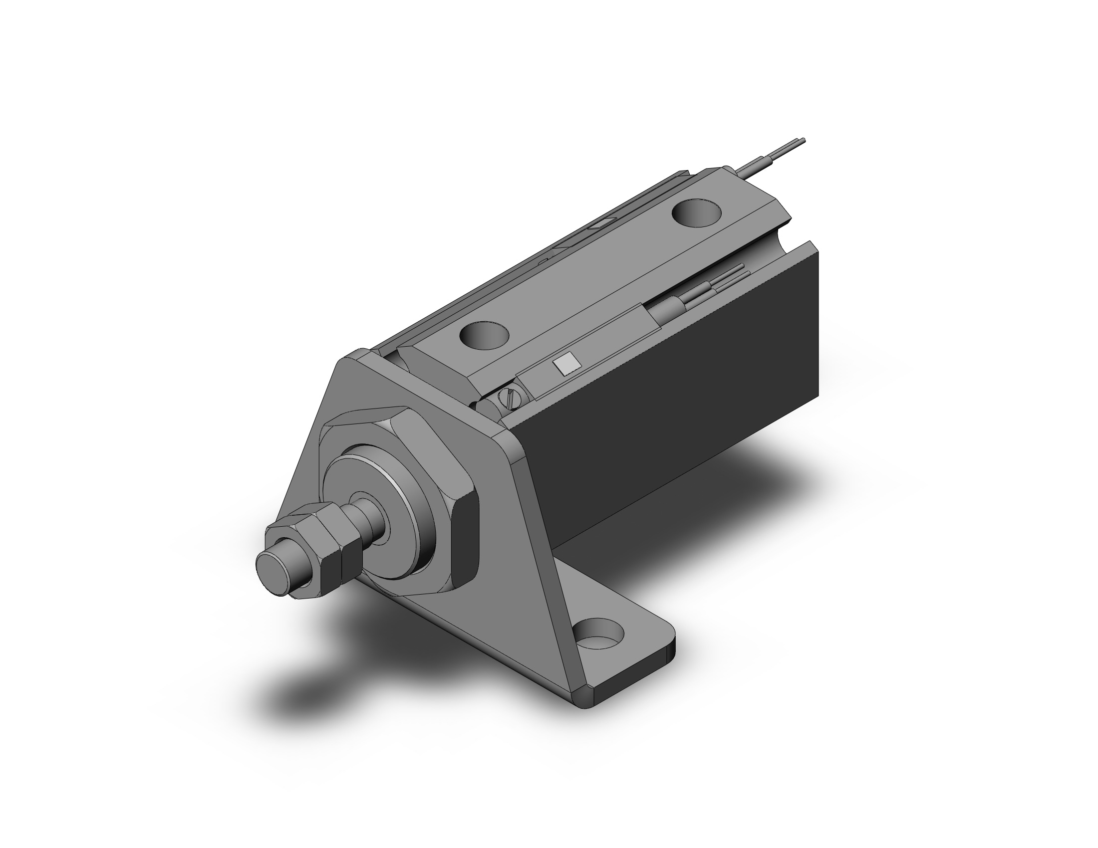 SMC CDJP2L16-20D-A93L cyl, pin, dbl act, CJP/CJP2 ROUND BODY CYLINDER