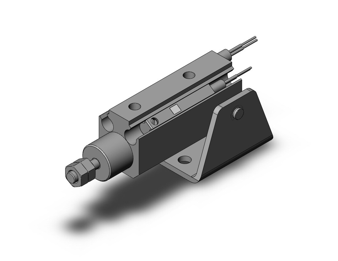 SMC CDJP2T6-10D-M9BZ cyl, pin, dbl act, CJP/CJP2 ROUND BODY CYLINDER