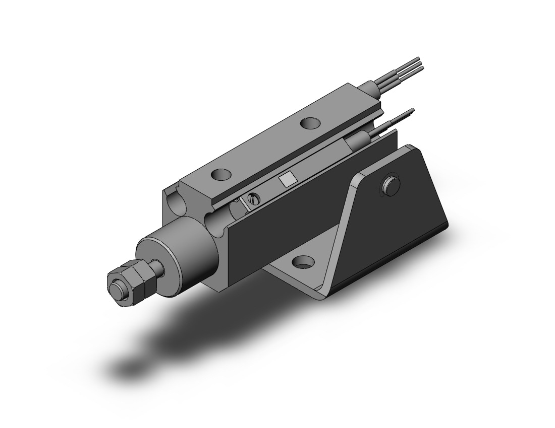 SMC CDJP2T6-10D-M9N cyl, pin, dbl act, CJP/CJP2 ROUND BODY CYLINDER