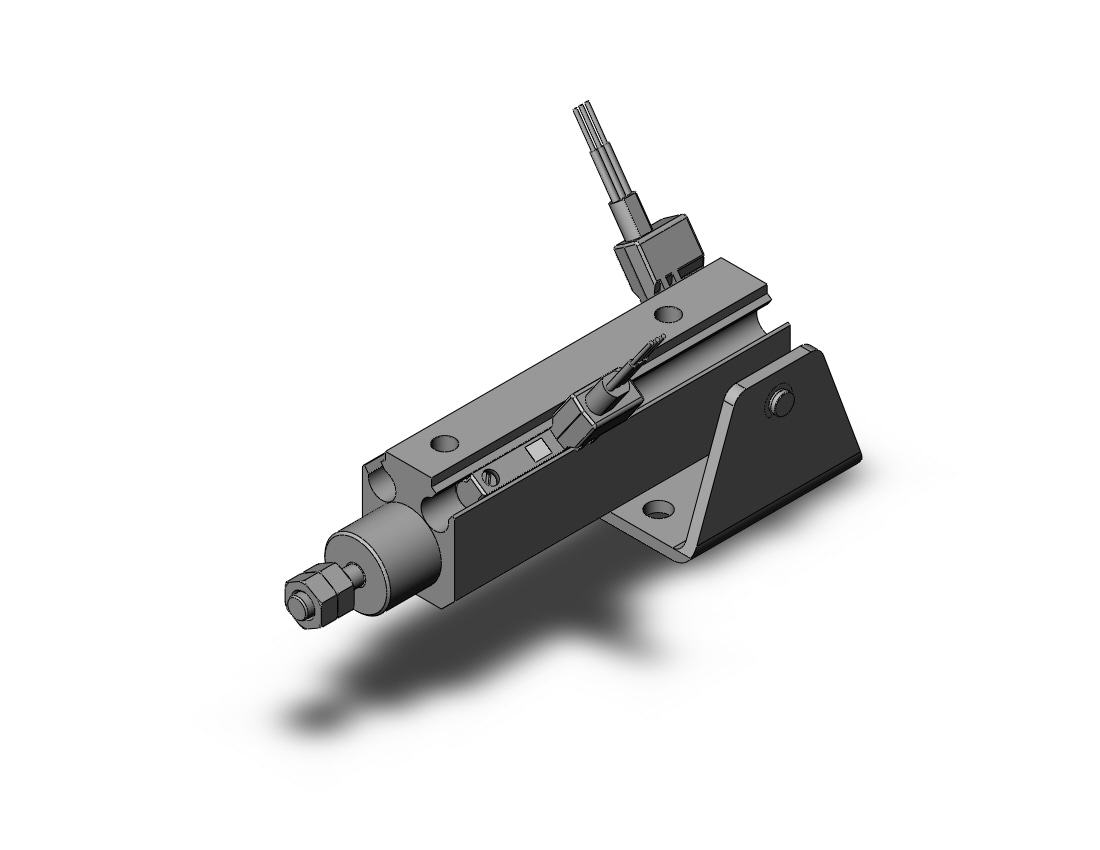 SMC CDJP2T6-25D-M9PWVMAPC cyl, pin, dbl act, sw capable, CJP/CJP2 ROUND BODY CYLINDER