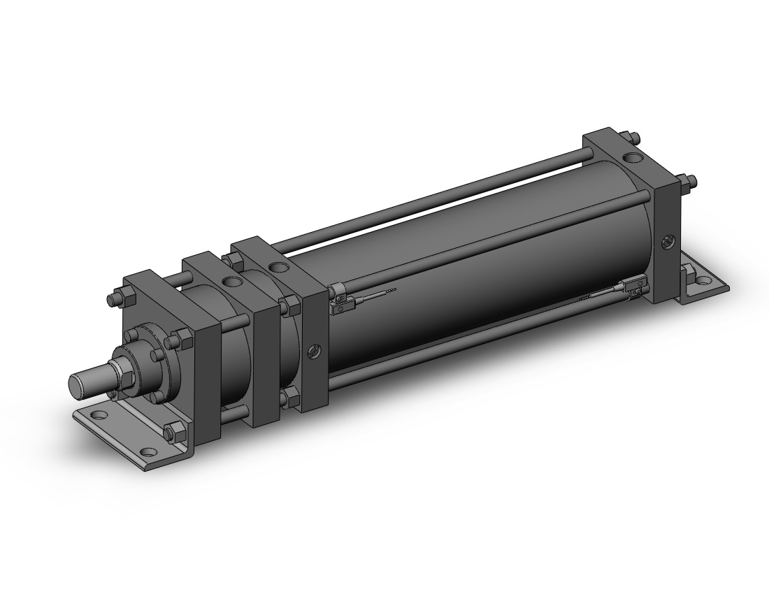 SMC CDL1L125-400B-F5PZ cyl, tie rod, 1-way lock, CL1 TIE-ROD CYLINDER