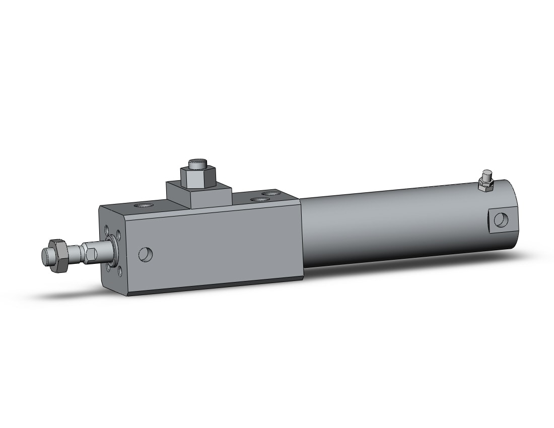 SMC CDLG1BA32-75-E cyl, fine lock, sw capable, CLG1 FINE LOCK CYL W/GUIDE