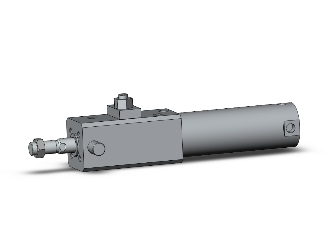 SMC CDLG1UN40TN-75-E cyl, find lock, swi capable, CLG1 FINE LOCK CYL W/GUIDE