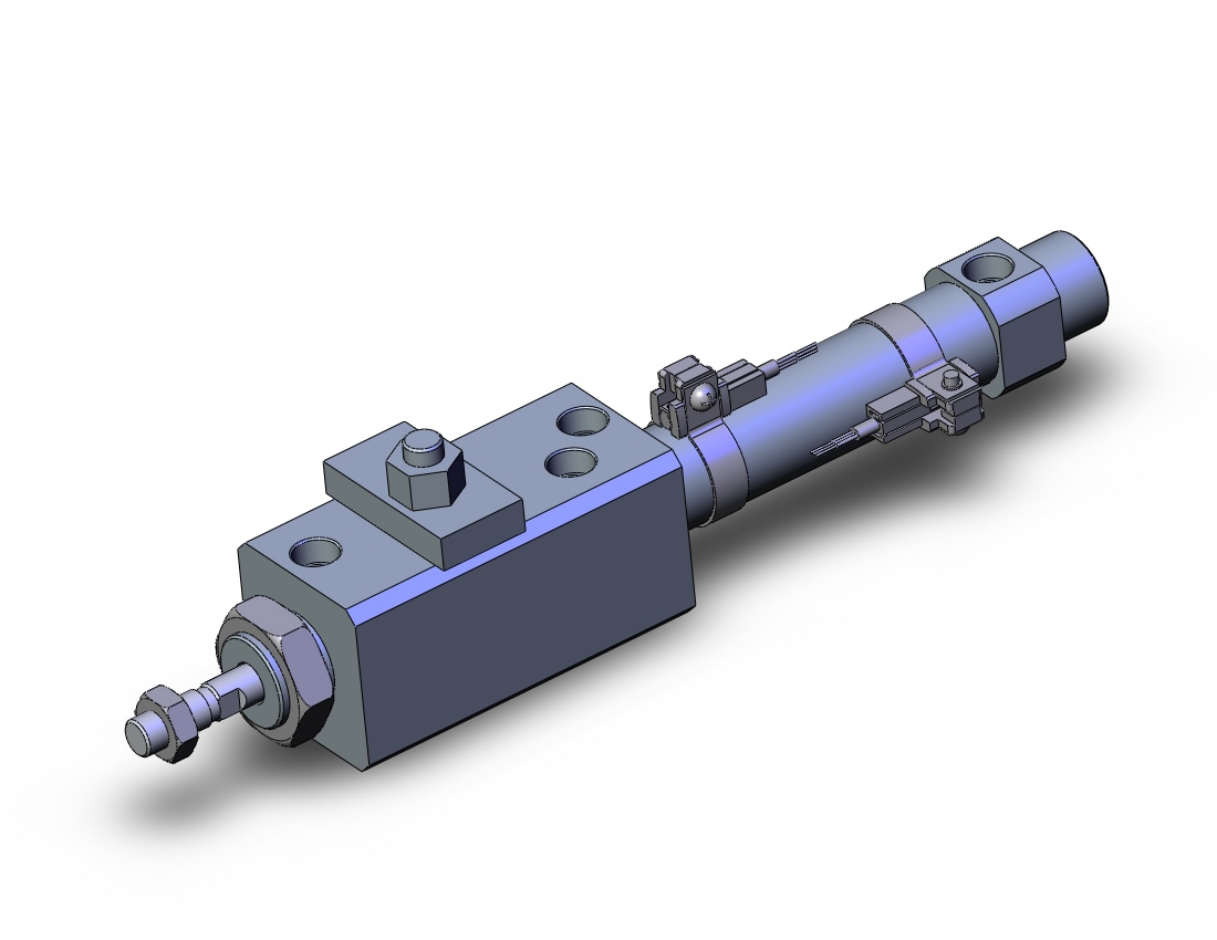 SMC CDLM2B20-50-E-M9PSDPC-C cyl, rnd body,fine lock,sw cap, CM2/CM3 ROUND BODY CYLINDER