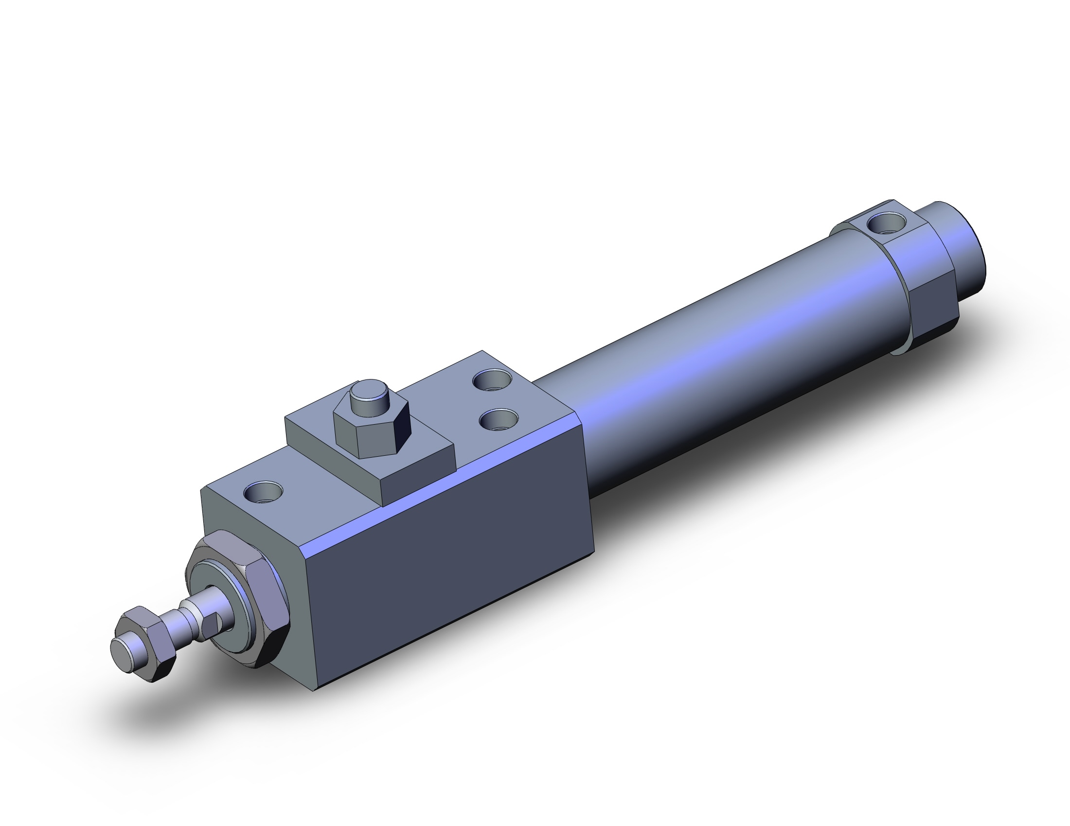 SMC CDLM2B32-75-E cylinder, air, ROUND BODY CYLINDER W/LOCK