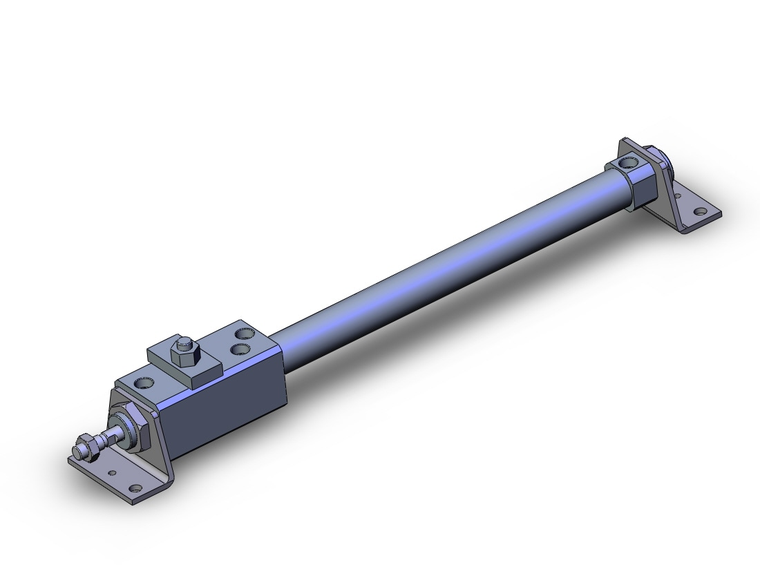 SMC CDLM2L20-200-E cyl, rnd body,fine lock,sw cap, CM2/CM3 ROUND BODY CYLINDER