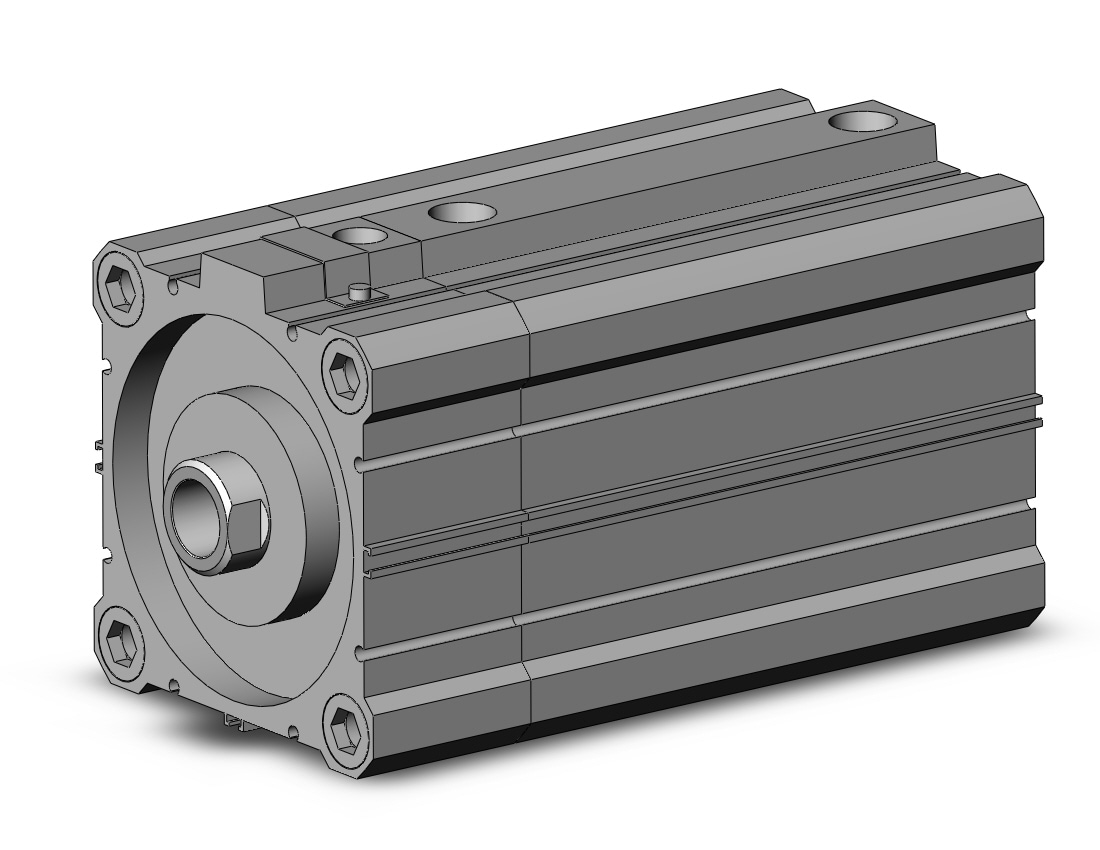 SMC CDLQA100TN-100D-B cyl, compact w/lock sw capable, CLQ COMPACT LOCK CYLINDER