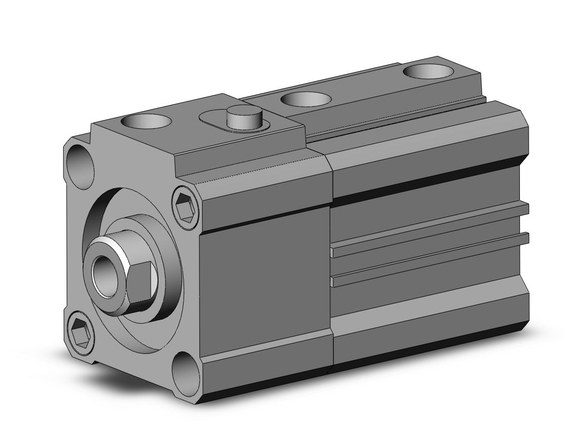 SMC CDLQA32-15D-F cyl, compact w/lock sw capable, CLQ COMPACT LOCK CYLINDER