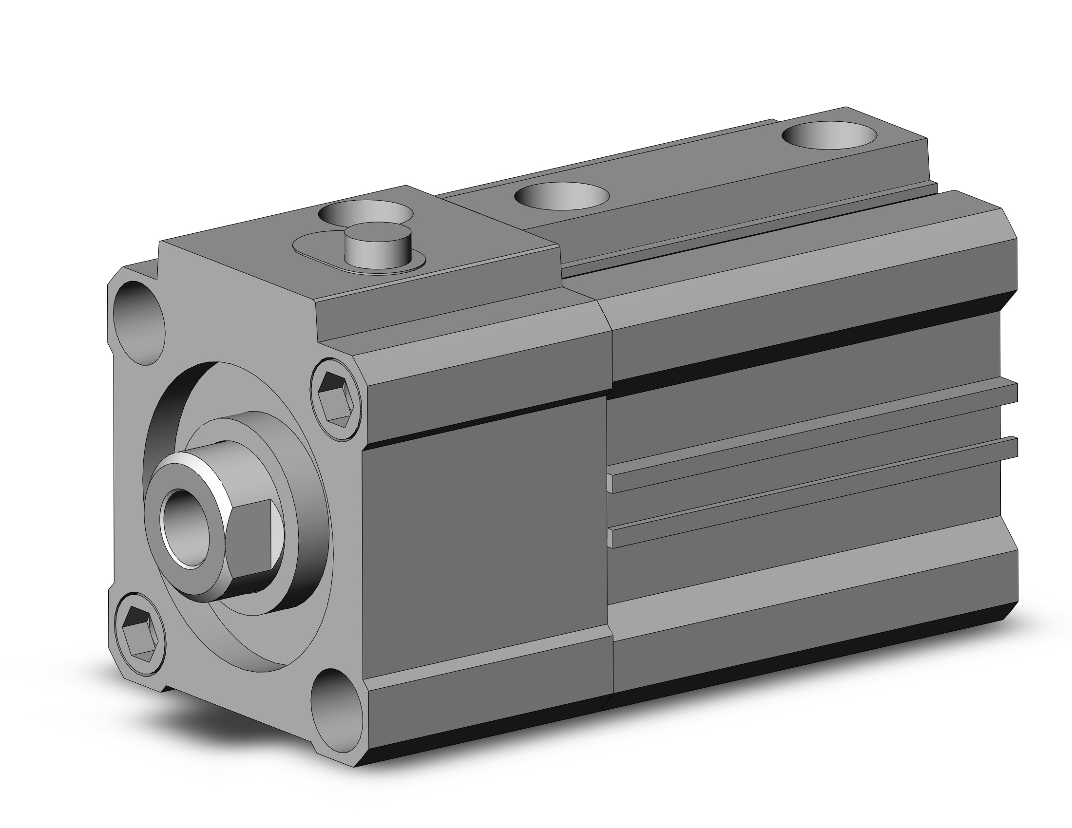 SMC CDLQA32-20D-B cyl, compact w/lock sw capable, CLQ COMPACT LOCK CYLINDER