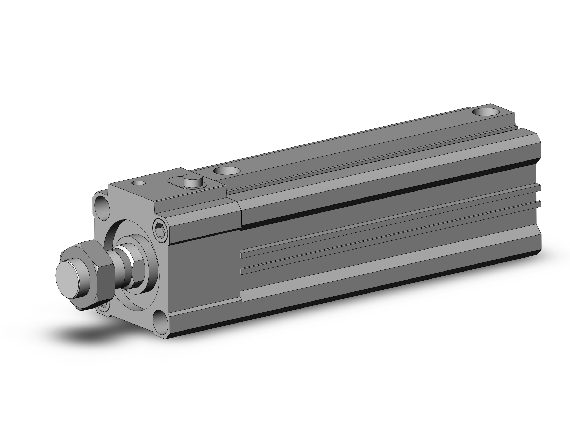 SMC CDLQA32TF-100DM-F cyl, compact w/lock sw capable, CLQ COMPACT LOCK CYLINDER