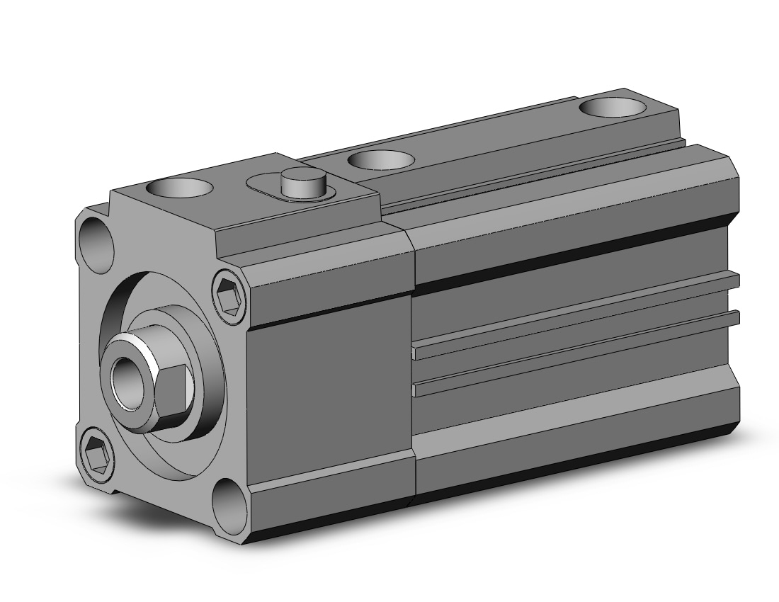 SMC CDLQA32TN-30D-F cyl, compact with lock, COMPACT CYLINDER W/LOCK