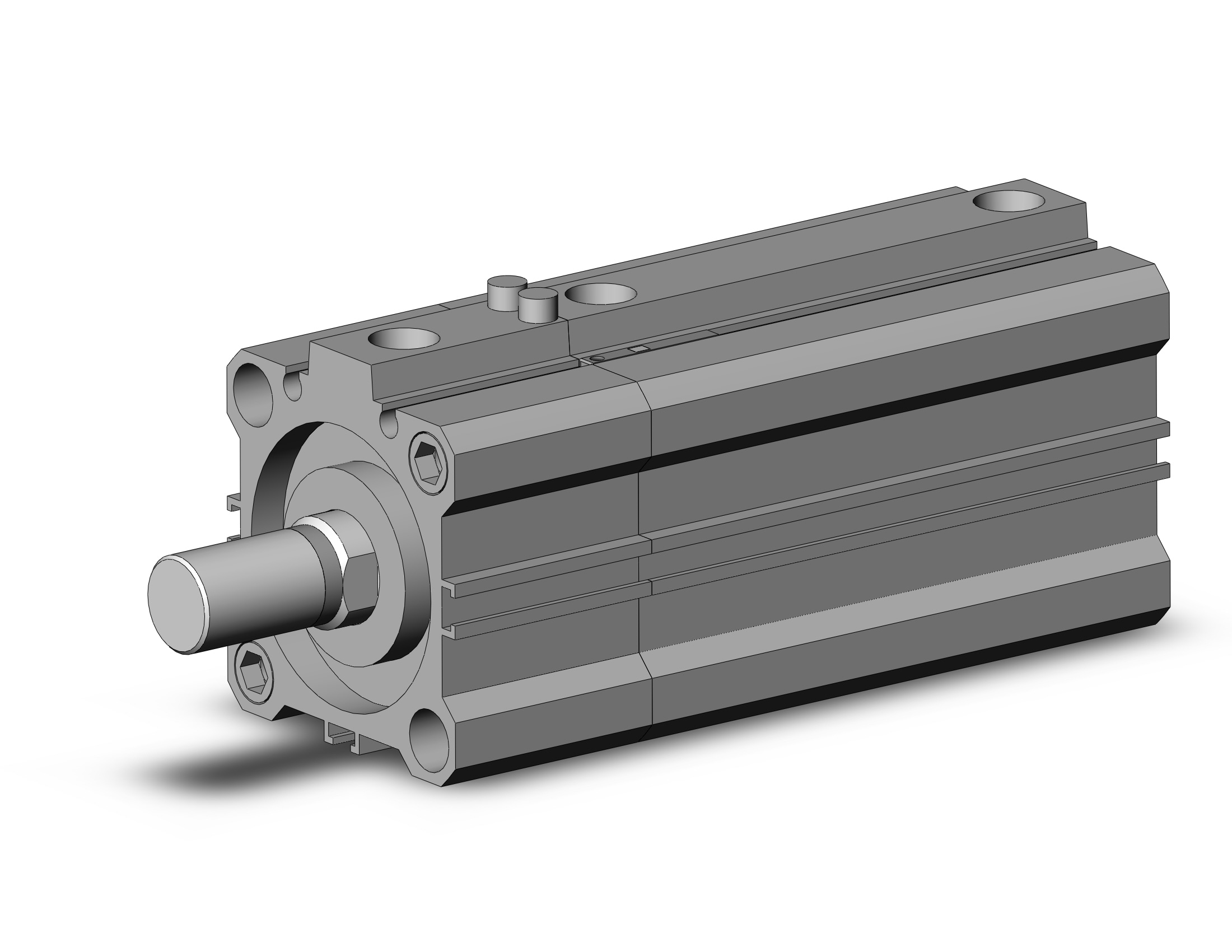 SMC CDLQA40-50DCM-F-M9BL cyl, compact with lock, COMPACT CYLINDER W/LOCK