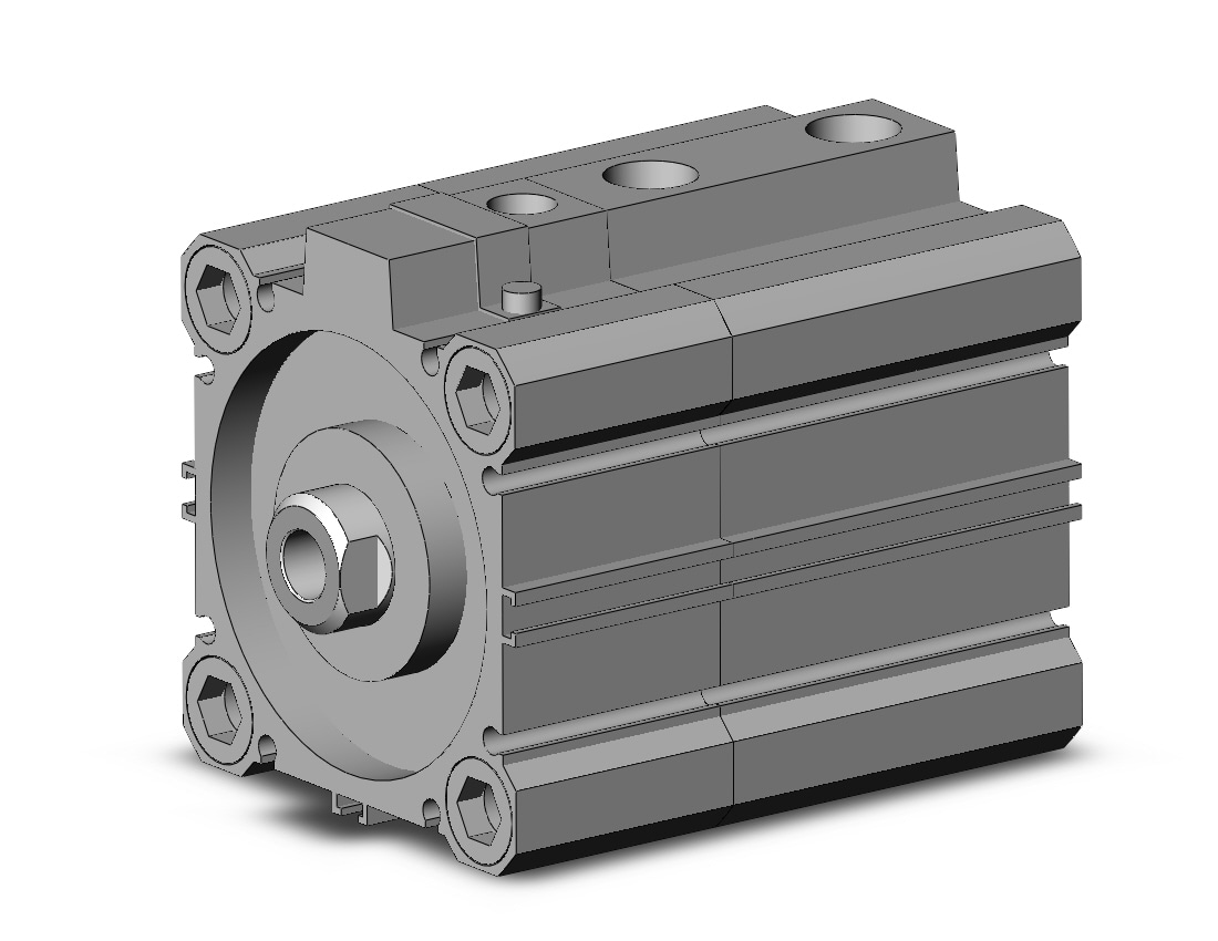 SMC CDLQA63-15D-B cyl, compact with lock, COMPACT CYLINDER W/LOCK