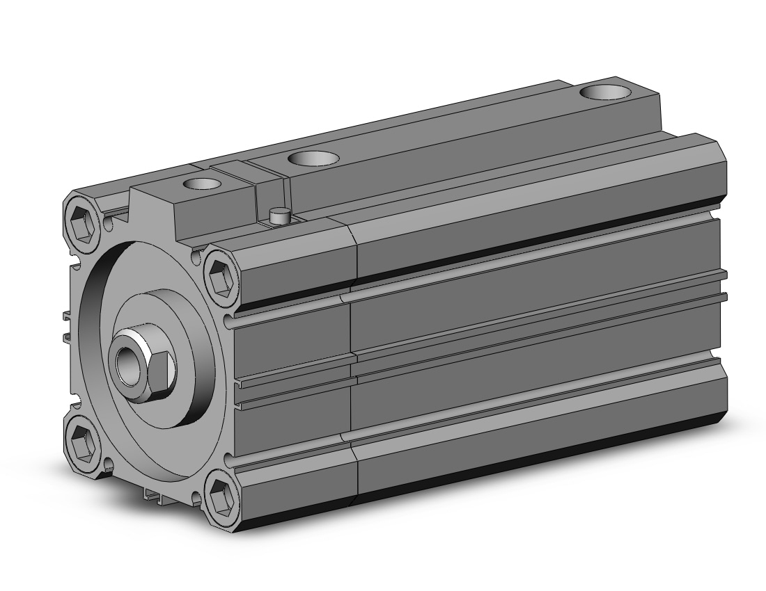 SMC CDLQA63-75D-F cyl, compact w/lock sw capable, CLQ COMPACT LOCK CYLINDER