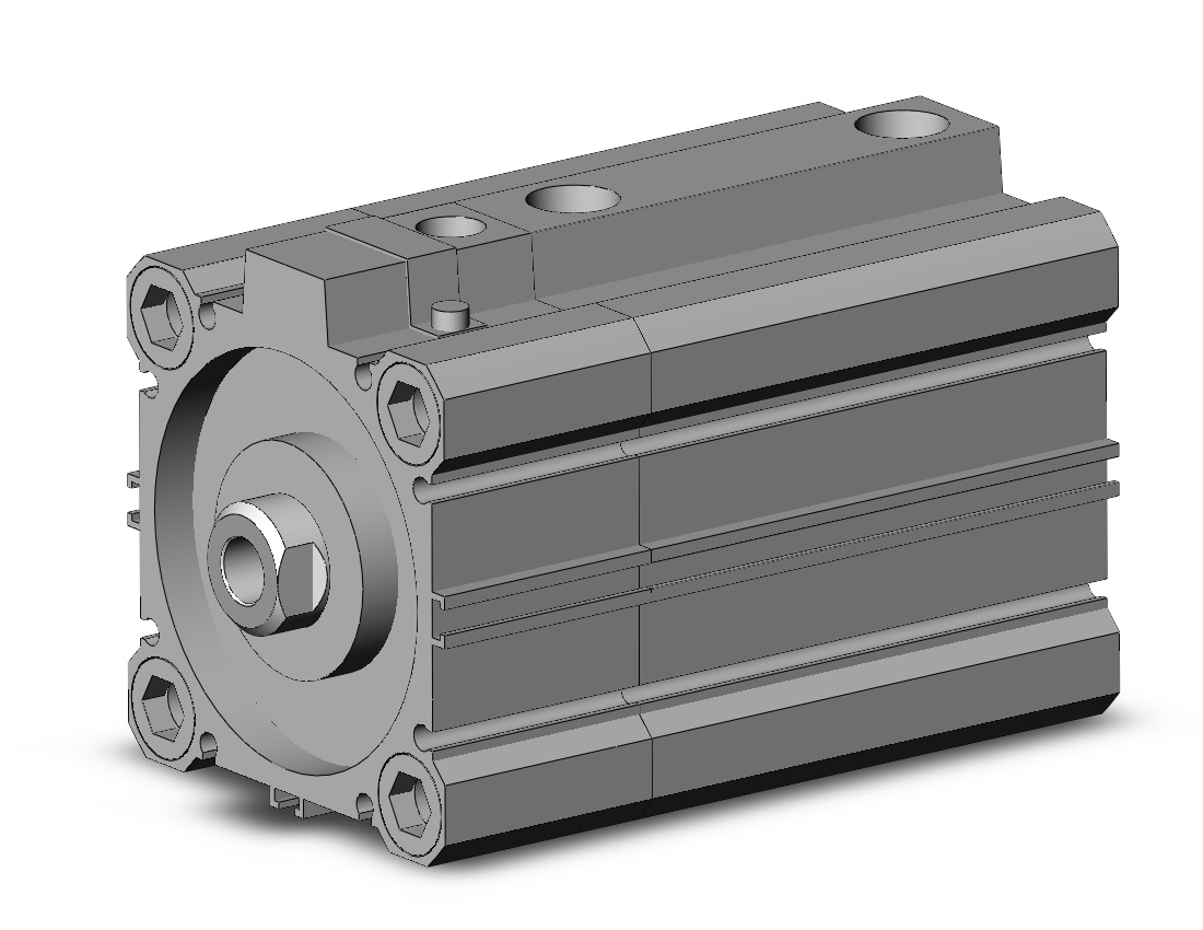 SMC CDLQA63TN-40D-B cyl, compact w/lock sw capable, CLQ COMPACT LOCK CYLINDER