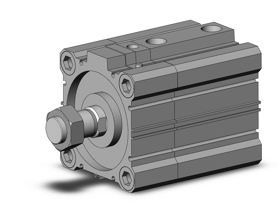 SMC CDLQA80-30DM-B cyl, compact with lock, COMPACT CYLINDER W/LOCK