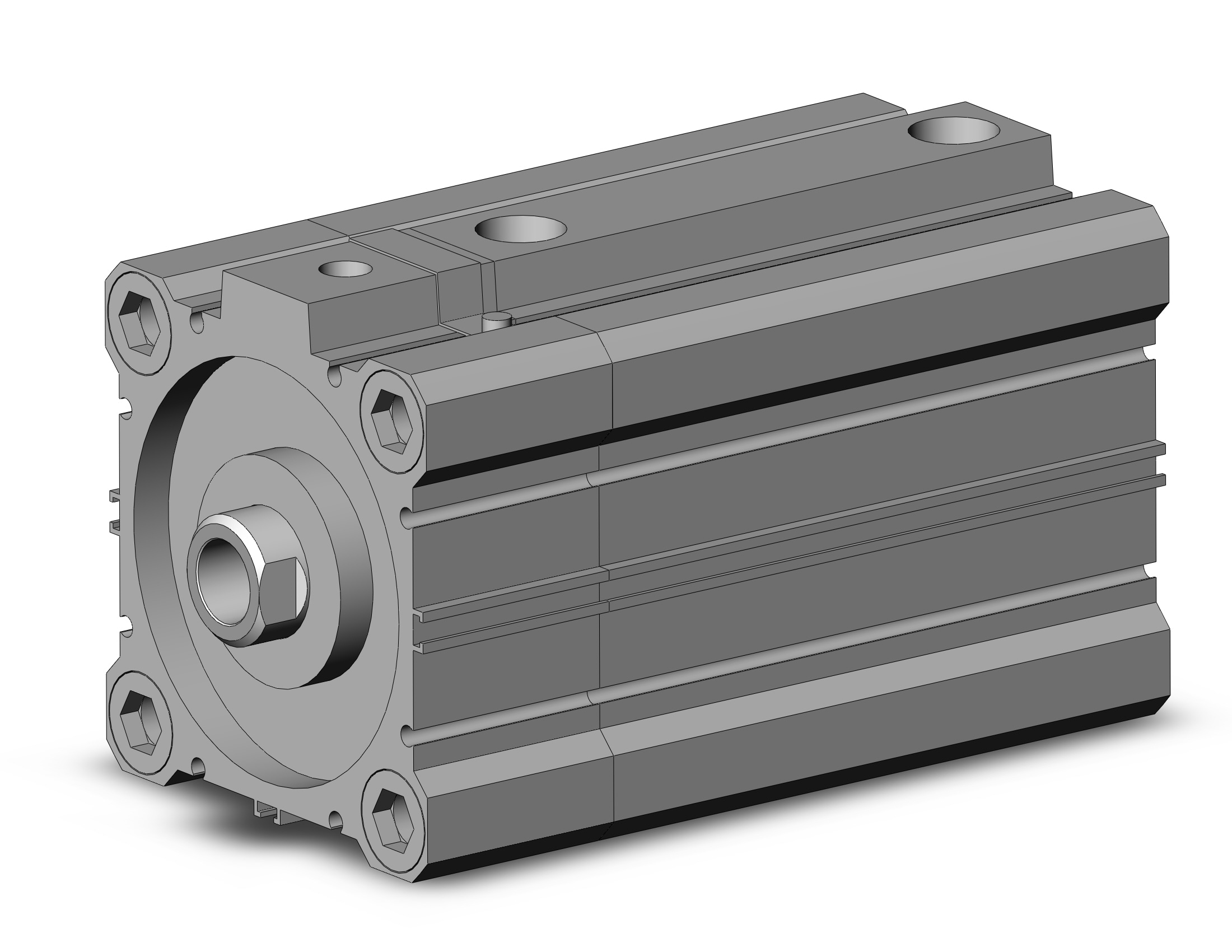 SMC CDLQA80-75D-F cyl, compact w/lock sw capable, CLQ COMPACT LOCK CYLINDER