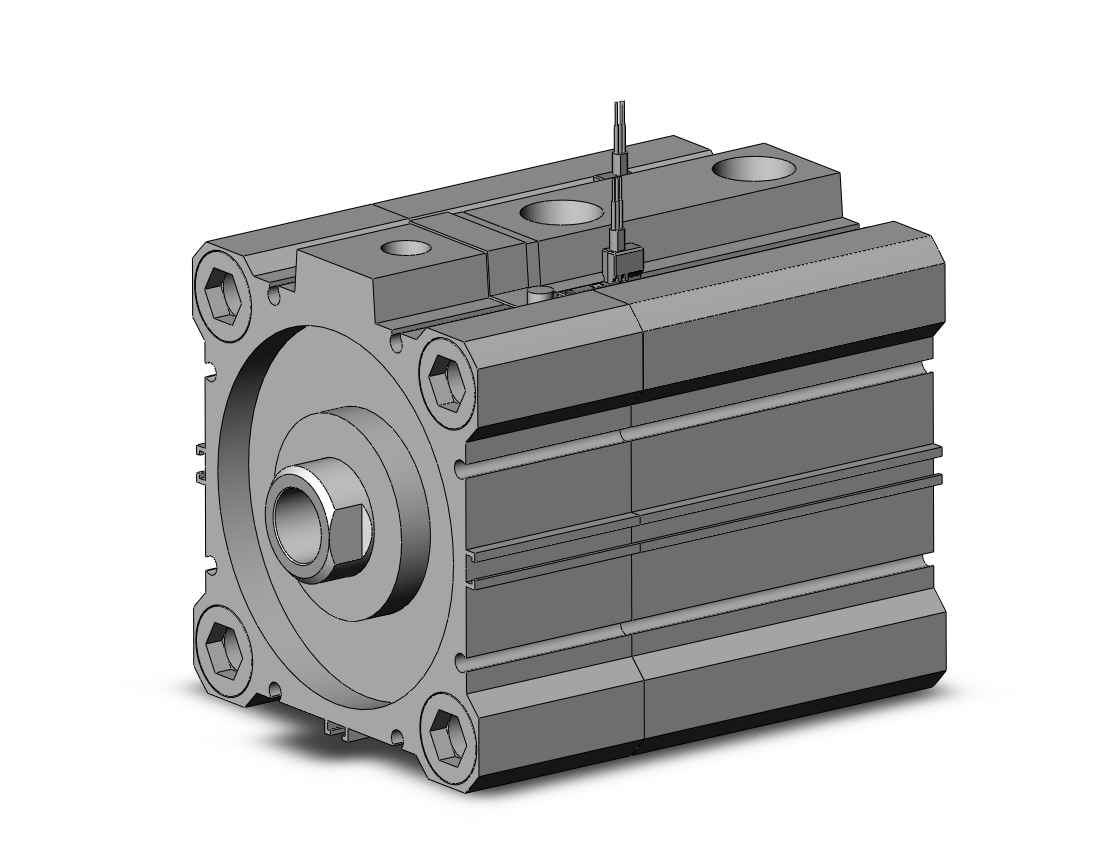 SMC CDLQA80TN-25D-F-M9PWVMAPC cyl, compact w/lock sw capable, CLQ COMPACT LOCK CYLINDER