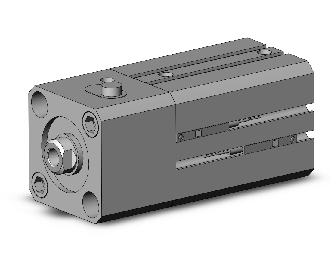 SMC CDLQB25-25DC-B-M9BWL cyl, compact with lock, COMPACT CYLINDER W/LOCK