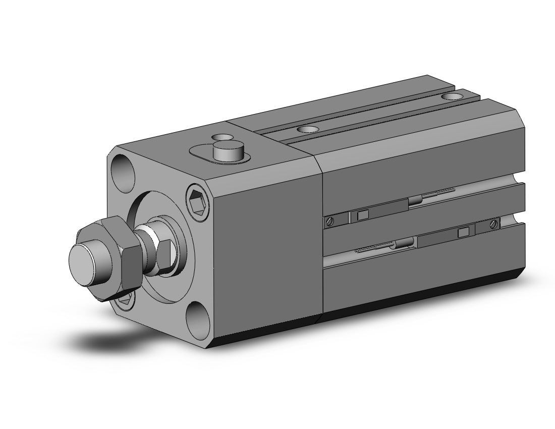 SMC CDLQB25-25DM-B-M9BASDPC cyl, compact with lock, COMPACT CYLINDER W/LOCK