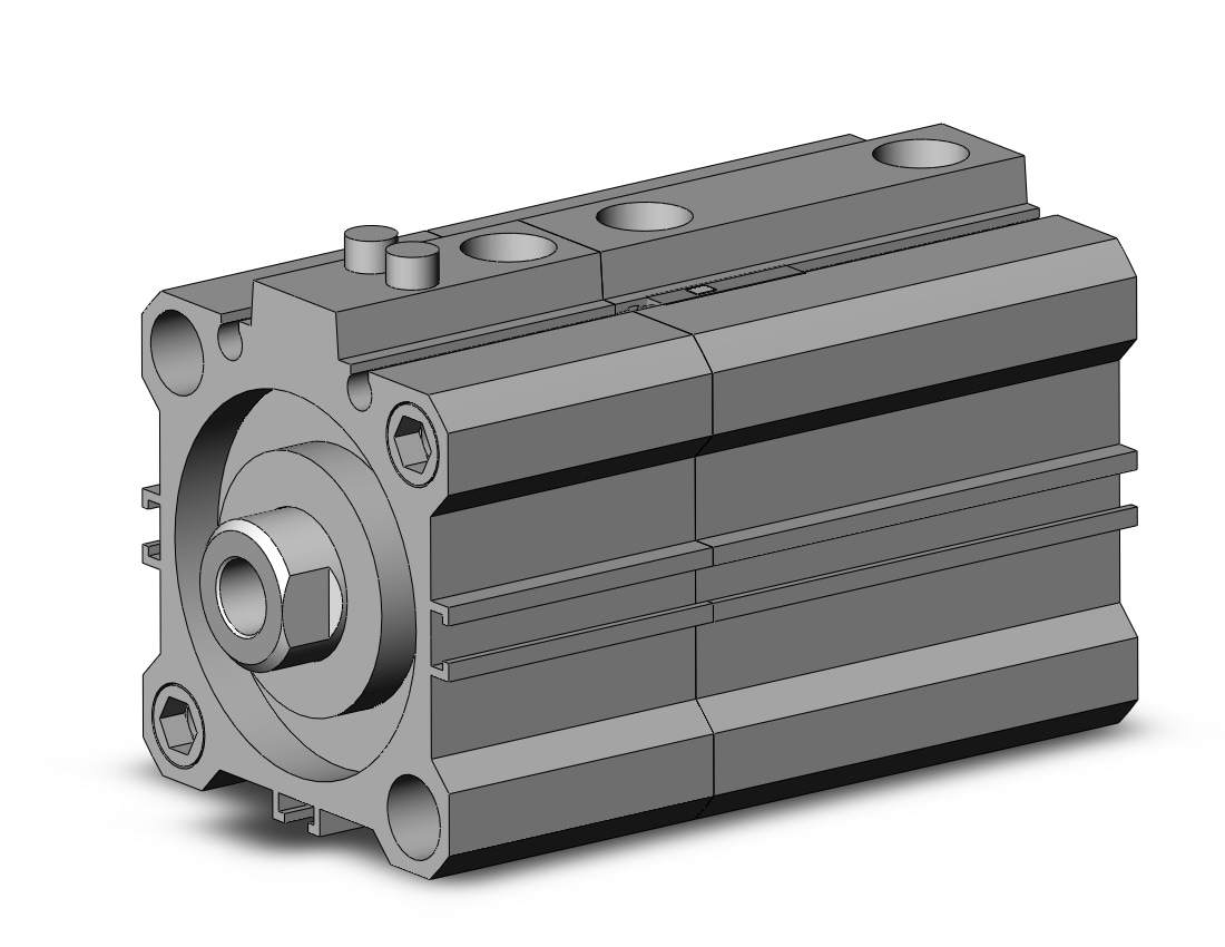 SMC CDLQB40-15D-B-M9PAZ cyl, compact with lock, COMPACT CYLINDER W/LOCK