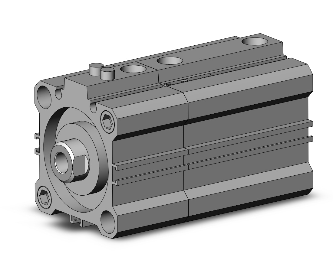 SMC CDLQB40-20DC-B-M9BL cyl, compact with lock, COMPACT CYLINDER W/LOCK