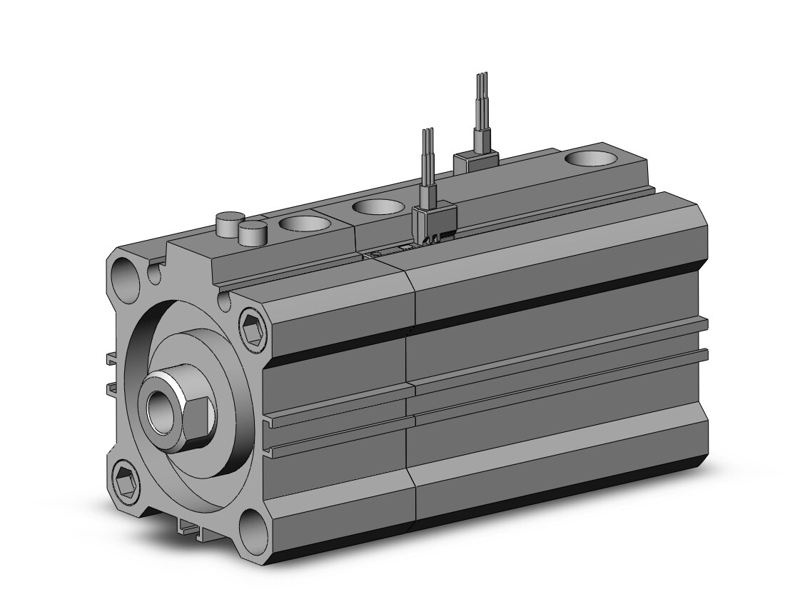 SMC CDLQB40-30D-B-M9NVM cyl, compact with lock, COMPACT CYLINDER W/LOCK