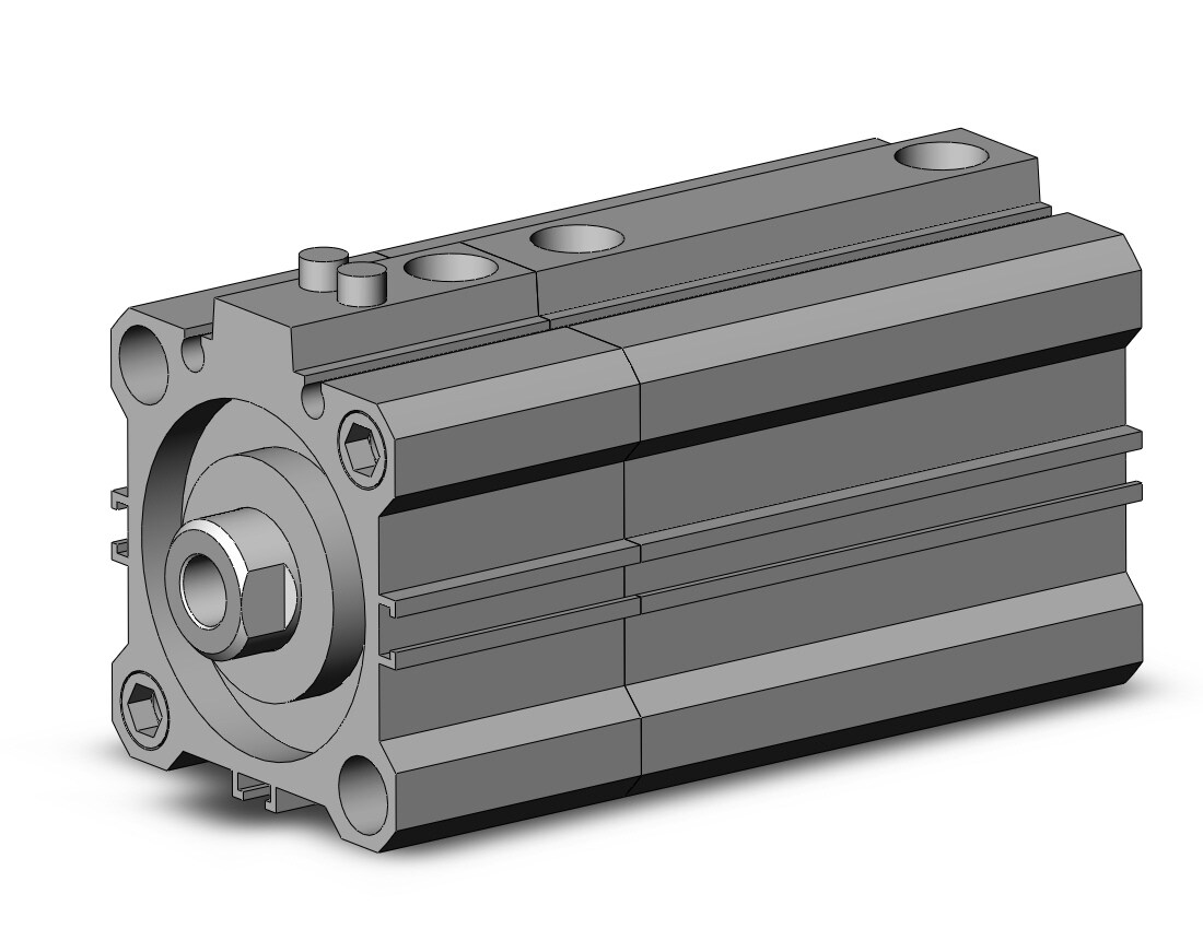 SMC CDLQB40TN-30D-B cyl, compact with lock, COMPACT CYLINDER W/LOCK