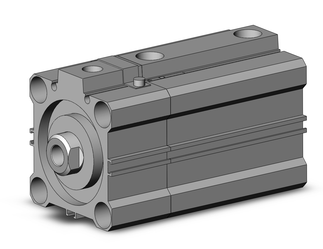 SMC CDLQB50-40DC-F-M9BWMDPC3 cyl, compact with lock, COMPACT CYLINDER W/LOCK