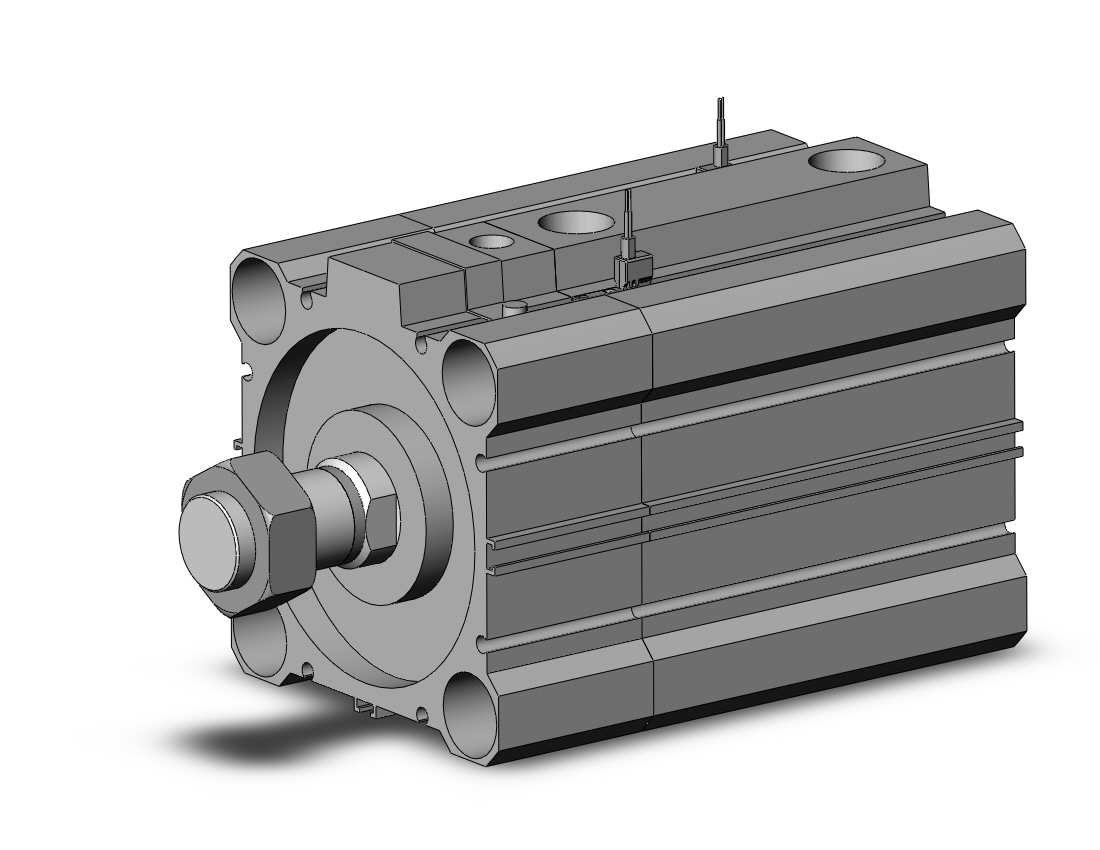 SMC CDLQB80-50DM-B-M9BVL cyl, compact w/lock sw capable, CLQ COMPACT LOCK CYLINDER