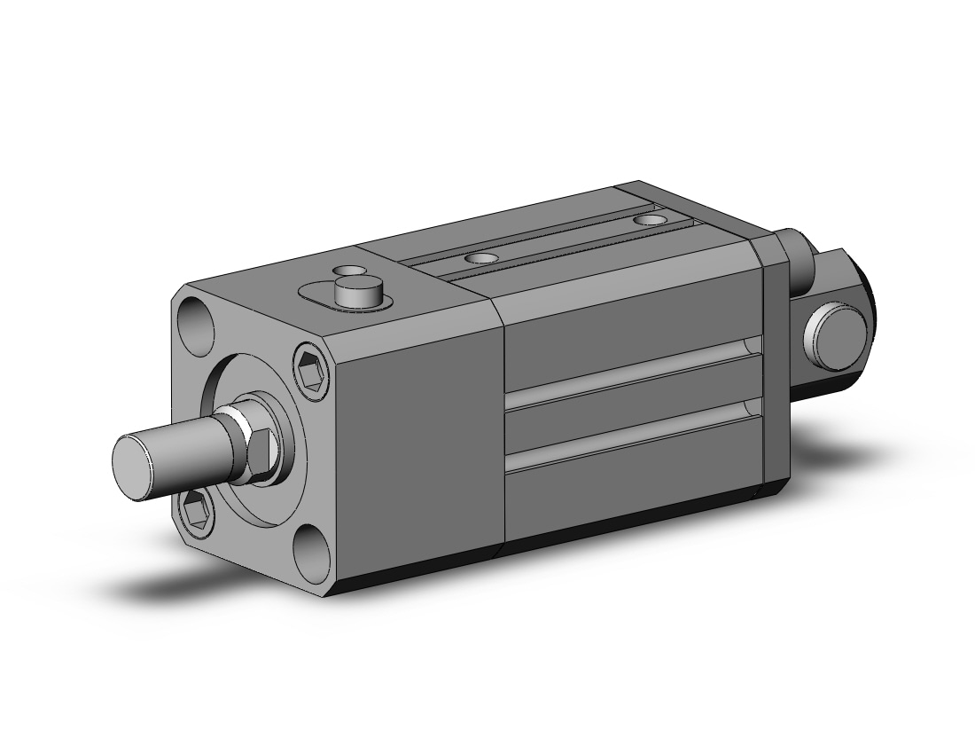 SMC CDLQD25-15DCM-B cyl, compact with lock, COMPACT CYLINDER W/LOCK