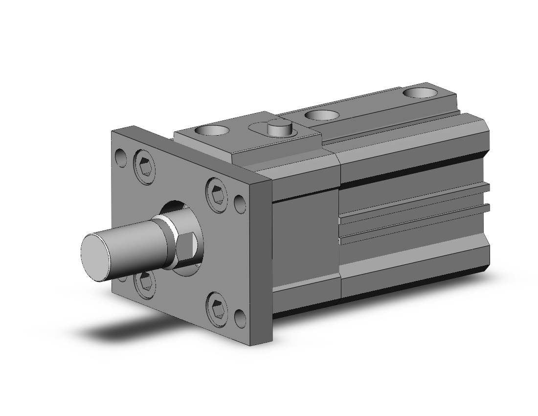 SMC CDLQF32-20DCM-F cyl, compact w/lock sw capable, CLQ COMPACT LOCK CYLINDER