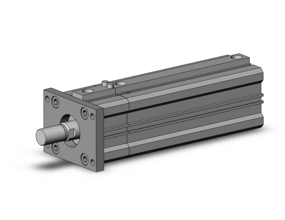 SMC CDLQF40-100DCM-F-A93 cyl, compact w/lock sw capable, CLQ COMPACT LOCK CYLINDER