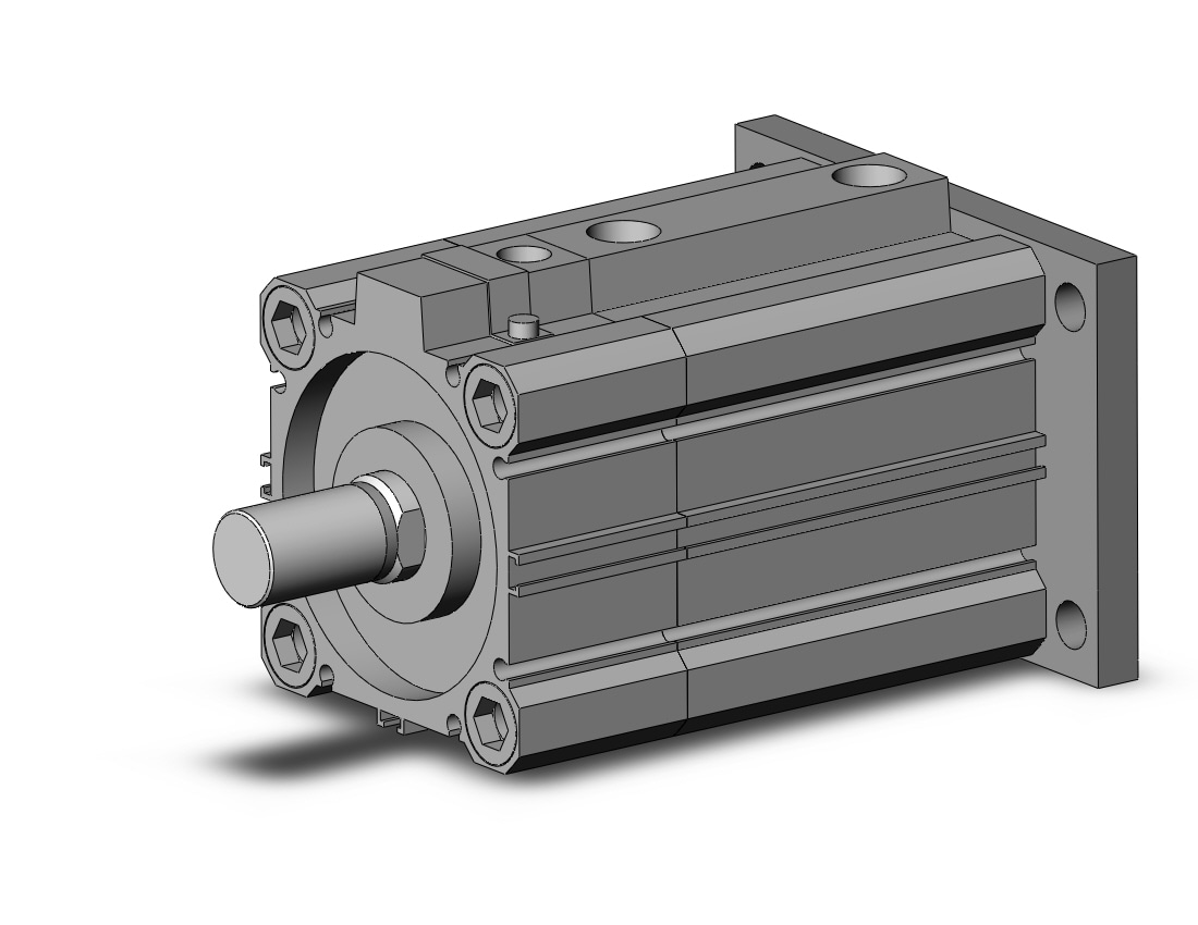 SMC CDLQG63-35DCM-B-M9BW cyl, compact with lock, COMPACT CYLINDER W/LOCK