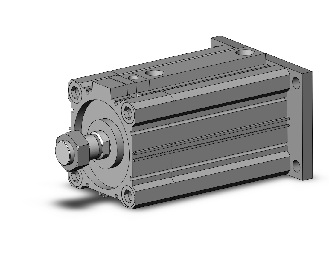 SMC CDLQG80-75DM-B-M9PL cyl, compact w/lock sw capable, CLQ COMPACT LOCK CYLINDER